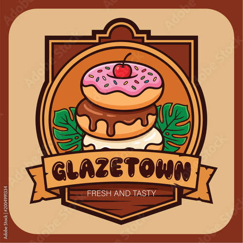 Vector mascot logo design