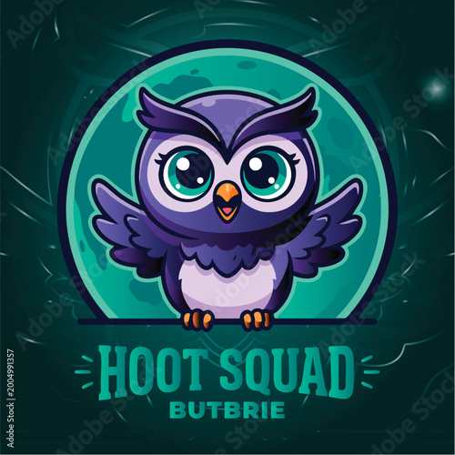 Vector mascot logo design