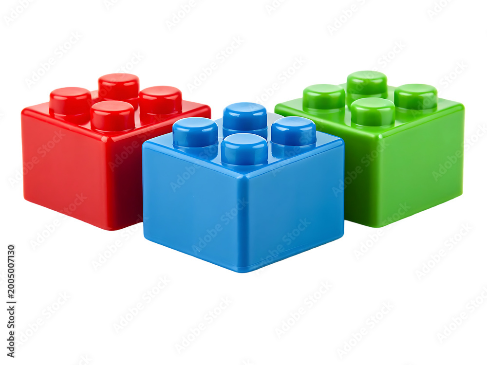 Naklejka premium colorful building blocks