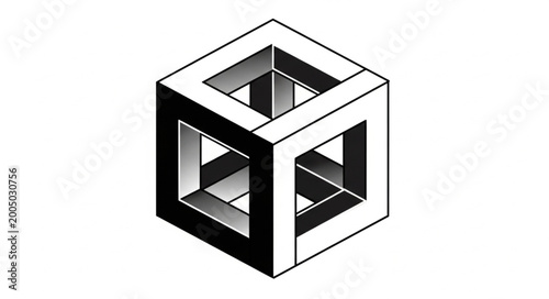 abstract 3d cube
