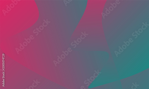 Abstract Vibrant Wave Background with Gradient Mesh and Fluid Organic Shapes