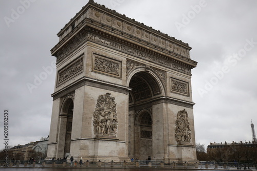Obraz na plátne arc de triomphe paris france
