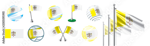 Comprehensive set of Vatican related icons for branding and graphic design projects