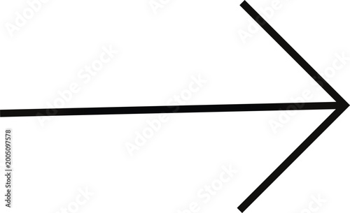 Foto Right arrow icon representing forward navigation direction control UI interface and web interaction element isolated on transparent background