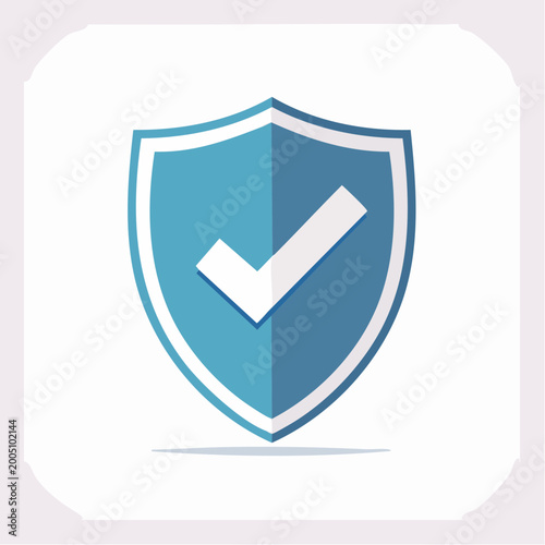 Blue Shield with White Check Mark Icon Free Download Blue Shield with White Check Mark Icon - GFXLoad