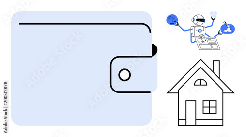 Φωτογραφία Financial security, digital homes, automation, AI-driven solutions, robotics, remote technologies