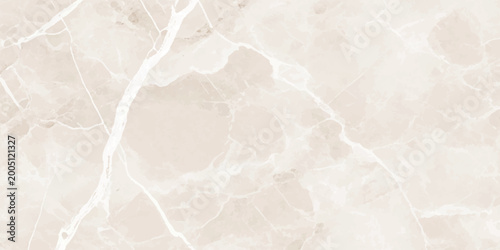 Tableau sur toile Linear brown marble texture with diagonal and taupe veins, polished stone surface, architectural backdrop