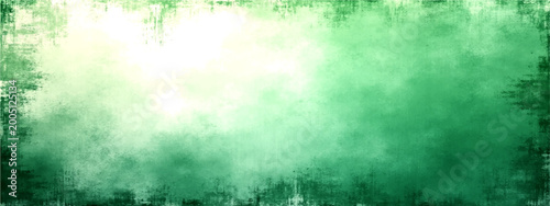 Quadro su tela Vector Abstract emerald texture merges harmonious hues ethereal artistic background evokes depth dimension