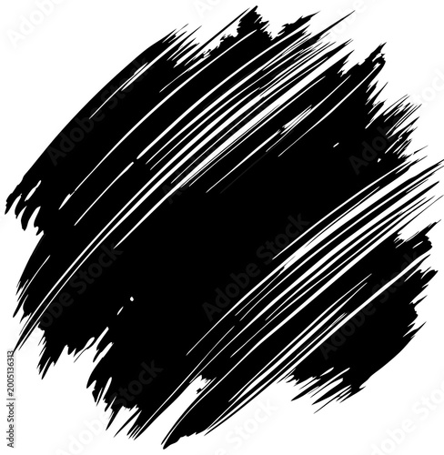 vector illustration of a brush