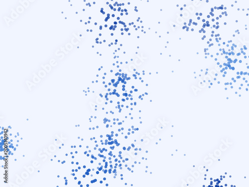 Schilderij op canvas Minimal Dot Cluster Contemporary Abstract Pattern