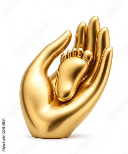 Golden embrace of life