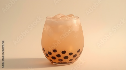 glass of milk on wooden table