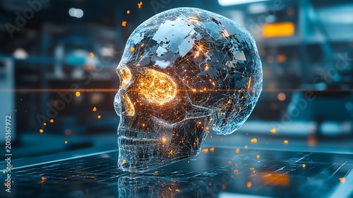 Ai Assisted Machine Learning Algorithm Predicting Structural Wear Over Time Original Background