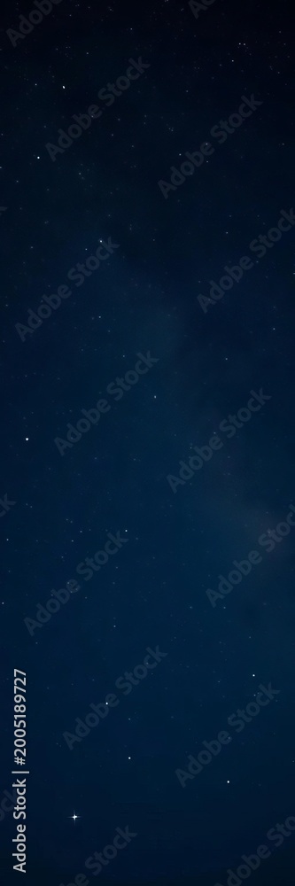 Fototapeta premium Dark sky with twinkling stars as nightfall approaches, ||stars, Milky Way-like
