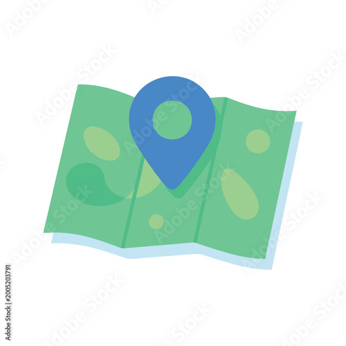 Free Download The image shows a stylized map with a blue marker on top, suggesting the selection of a specific location on the depicted chart. - GFXLoad