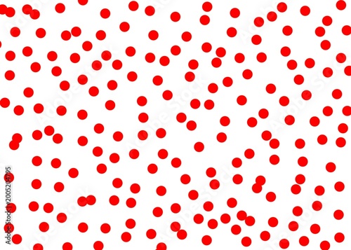 red paint splashes dots background