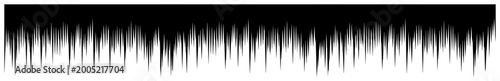 Foto Jagged sharp spike border with needle like edges in minimalist style