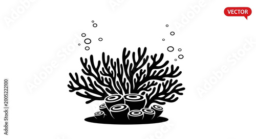 A simple illustration combining a short descriptive sentence and clear visual tags into one easy to understand image concept