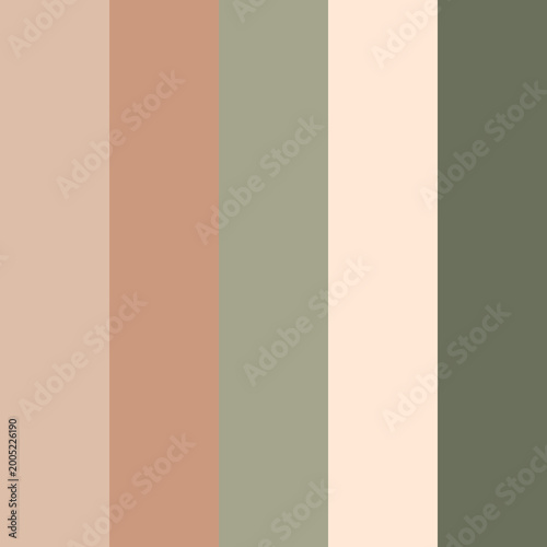 Cuadro en lienzo Elegant gradient background featuring a soft wedding color palette with romantic pastel and neutral tones