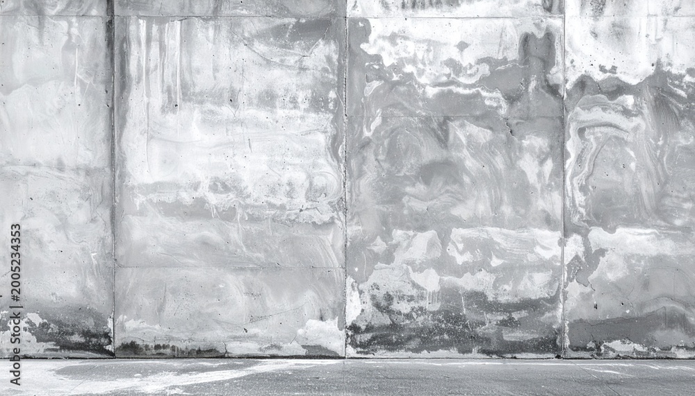 Fototapeta premium Abstract grey concrete wall with textured surface background for design projects