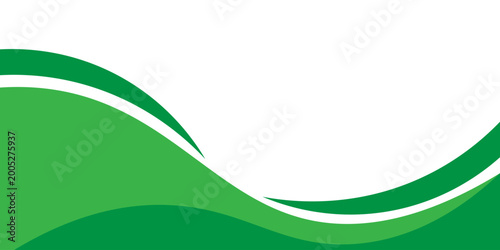 Modern green background. Graphic design pattern background template with dynamic wave shapes. vector colour green