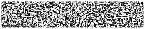 Organic wavy line pattern with reaction diffusion effect in fluid abstract style