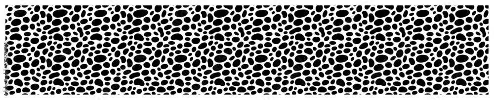 Obraz premium Organic pebble pattern with irregular rounded shapes in abstract cell style