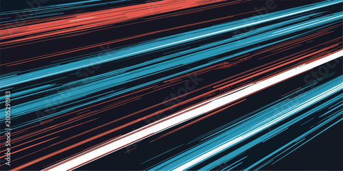 Konstfotografi Diagonal racing speed stripes background with transparent alpha channel effect for energetic motion graphics