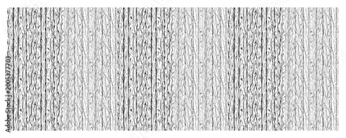 Tableau sur toile Vertical wood grain texture pattern with organic lines and etched bark style