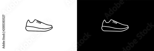 Fotografija shoes outline icons in clothes category