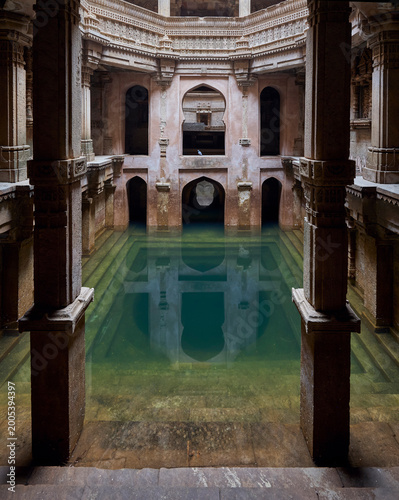 Adalaj Stepwell (Rudabai Stepwell) in Adalaj near Gandhinagar city, India