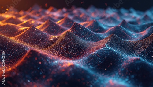 An fantasy technology background light background loop 