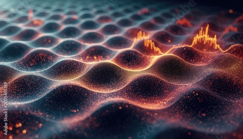 An fantasy technology background light background loop 