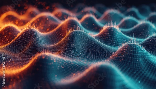 An fantasy technology background light background loop 