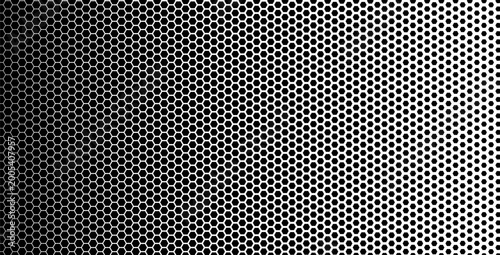 Obraz na plátně Carbon fiber honeycomb pattern with hexagon background for tech and sport design