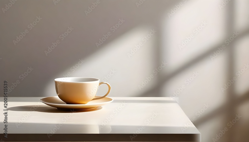 Fototapeta premium cup of coffee on the table