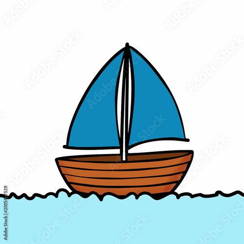ship on the sea