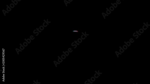 loading animation on black screen