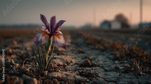 flower in the ground