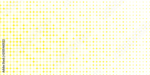 Canvas Print yellow halftone background bright pixelated dotted texture