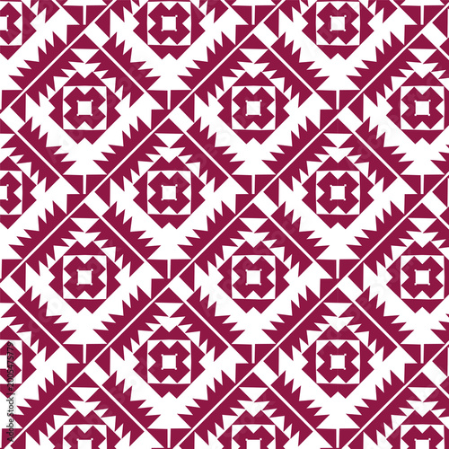 red and black seamless pattern, Hishi-moyo, diamond pattern, Tasuki-hishi, Asanoha, nested geometric shapes, serrated edges, geometric precision, maroon and white contrast, traditional textiles,