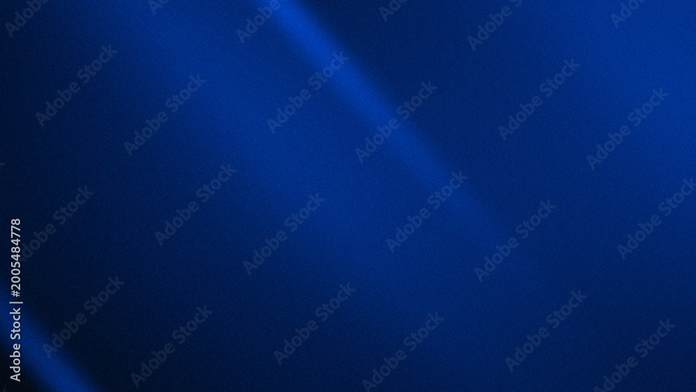 Fototapeta premium Deep blue gradient sways gently across the frame. Smooth texture evokes calmness and depth. Ideal for digital art or background designs. Subtle light curves suggest quiet movement