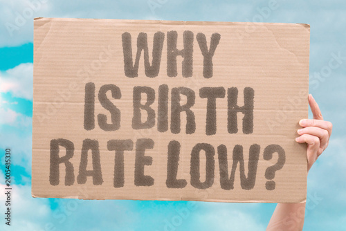 Принти на полотні "Why Is Birth Rate Low?" Analysts identify documented structural barriers reducing modern birth rates