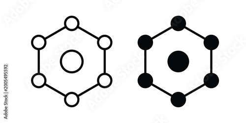 Photos Antioxidant icon black and white