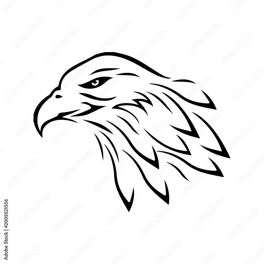 Fototapeta premium Animal Head Tattoo Element