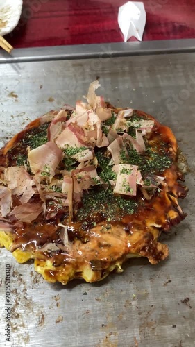 grilled okonomiyaki breast