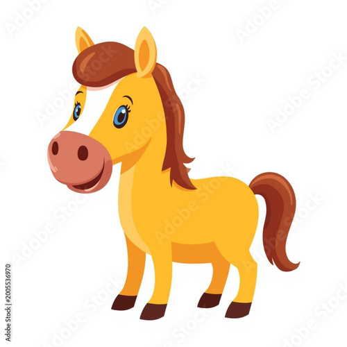 funny horse cartoon