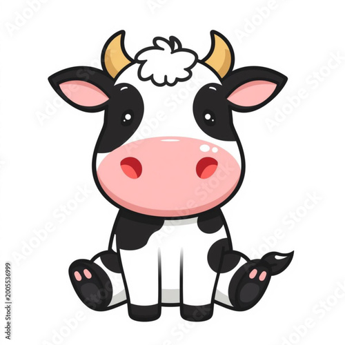 funny cow cartoon
