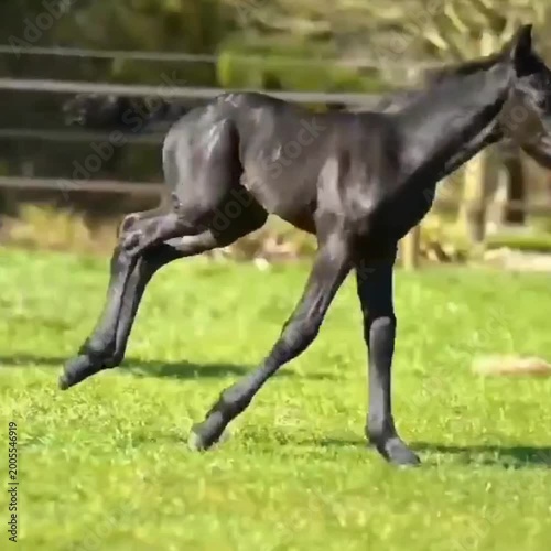 horse in the field
