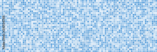 Canvas-taulu Blue tiles pattern